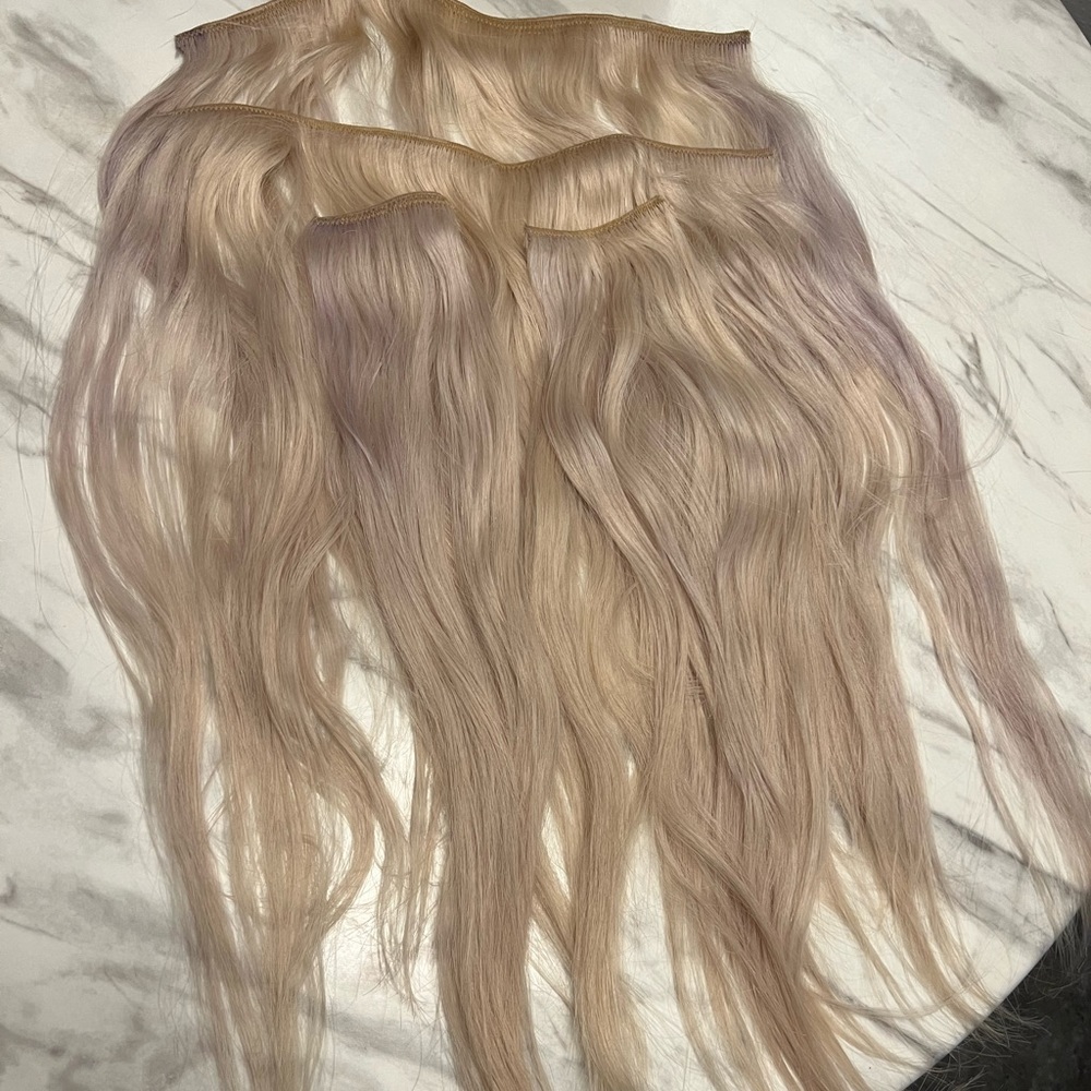 Bellami 20 inch Beige volume weft extensions not a clip ins